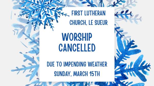 Cancelled worship graphic